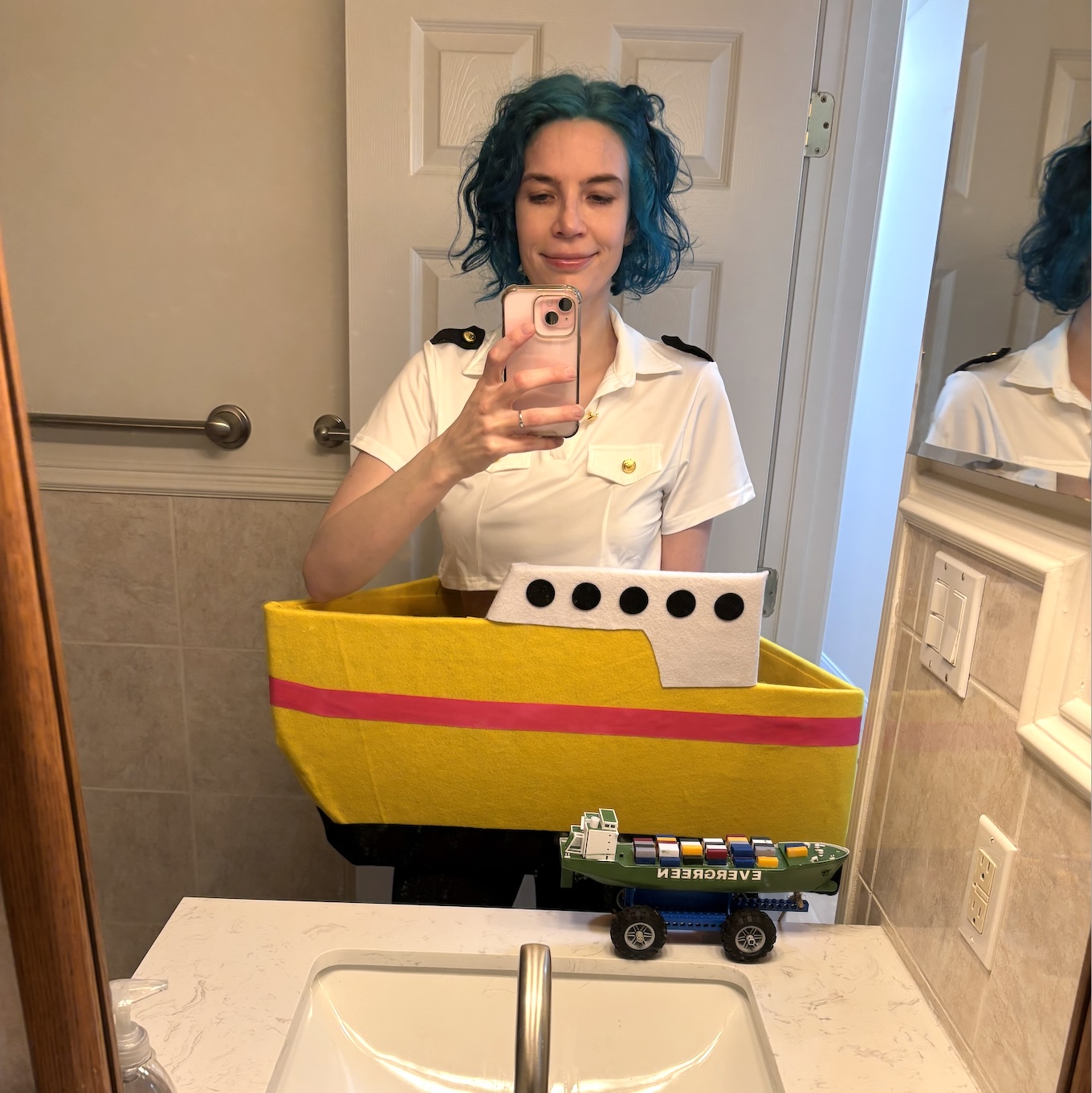 a tugboat costume